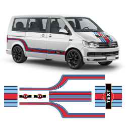 Curved Martini Style Stripes Set for Volkswagen T5 / T6