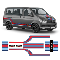 Curved Martini Style Stripes Set for Volkswagen T5 / T6