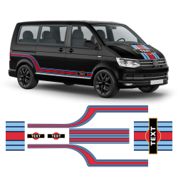 Curved Martini Style Stripes Set for Volkswagen T5 / T6