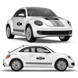 Martini Style Racing stripes for VW New Beetle