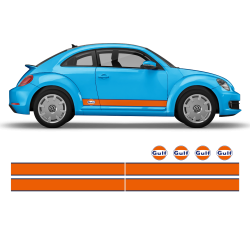 GULF Le Mans Racing Stripes kit and logos for VW New Beetle