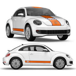 GULF Le Mans Racing Stripes kit and logos for VW New Beetle