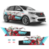 Racing Miku 2020 ITASHA Anime Style Decals for Any Car Body