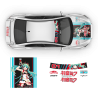 Racing Miku 2020 ITASHA Anime Style Decals for Any Car Body