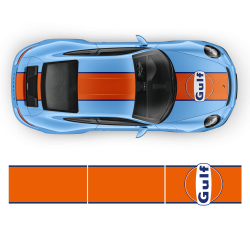 GULF Le Mans Racing Stripes kit for Carrera 1999 - 2020