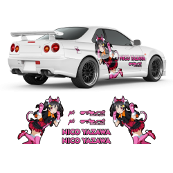 Nico Yazawa (Love Live!) Itasha Anime Style Decals for any Car Body