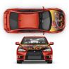 Asuka Langley (NEON GENESIS EVANGELION) Itasha Anime Style Graphic for any Car Hood