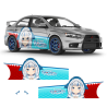 Gawr Gura (Hololive) Anime Style Decals for Any Car Body