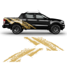 SCRATCHED Wild Trak Side Graphic for Ford Ranger