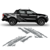 SCRATCHED Wild Trak Side Graphic for Ford Ranger