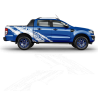 SCRATCHED Wild Trak Side Graphic for Ford Ranger