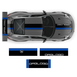 Stripes Over The Top for Porsche Carrera / Cayman / Boxster