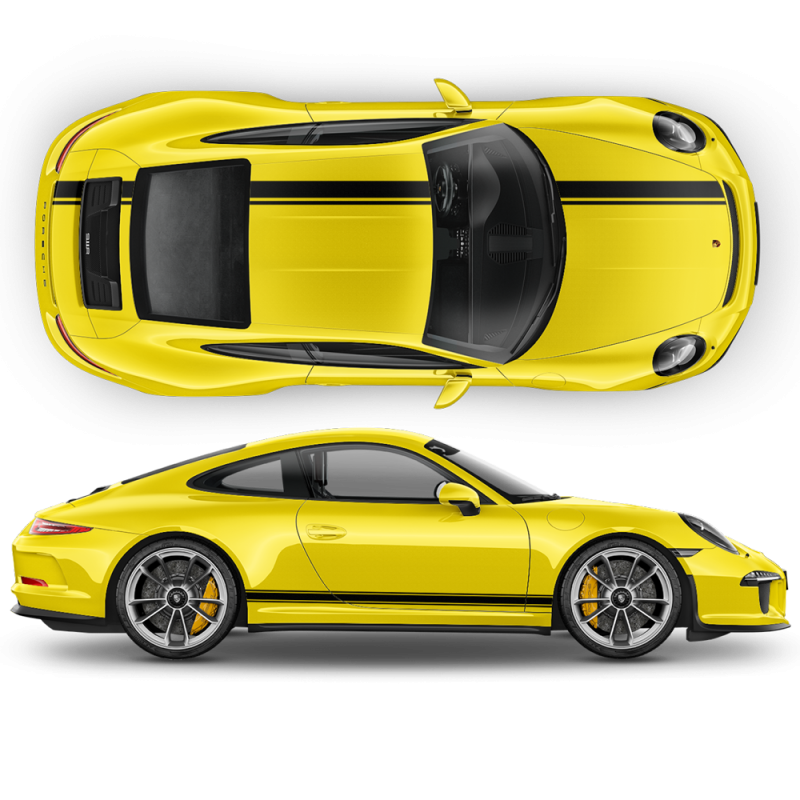 Asymmetrical Racing Stripes set for Carrera