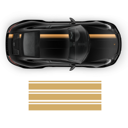 Asymmetrical Racing Stripes set for Carrera