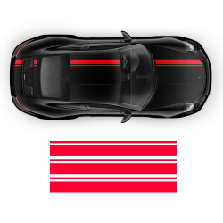 Asymmetrical Racing Stripes set for Carrera