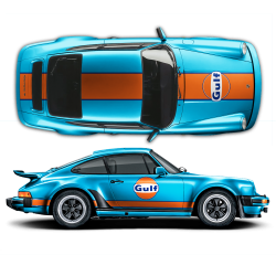 19' GULF Le Mans RACING STRIPES for Carrera 930 / 964