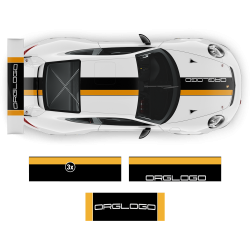 Stripes Over The Top for Porsche Carrera / Cayman / Boxster