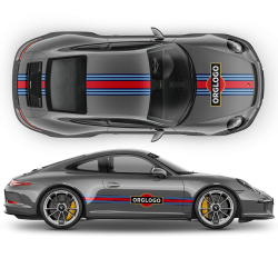 15' Martini Style Racing stripes for Carrera ( 1999 - 2021 )