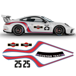Curved Martini Decals set for Carrera 2005 - 2021