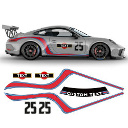 Curved Martini Decals set for Carrera 2005 - 2021