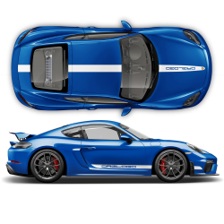 Racing Decals set in one color for Cayman / Boxster 2005 - 2020