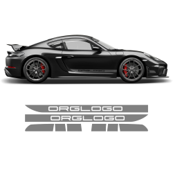 Racing Decals set in one color for Cayman / Boxster 2005 - 2020