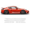 Racing Decals set in one color for Cayman / Boxster 2005 - 2020