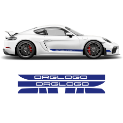 Racing Decals set in one color for Cayman / Boxster 2005 - 2020