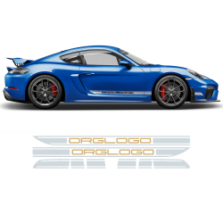 Rocker side stripes in two colors Cayman / Boxster 2005 - 2020