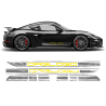 Scratched Two Colors Racing Stripes set Cayman / Boxster 2005 - 2020