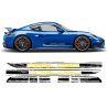 Scratched Two Colors Racing Stripes set Cayman / Boxster 2005 - 2020