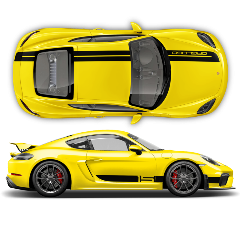 Sport Cup Edition Racing Stripes Set for Cayman / Boxster 2005 - 2020