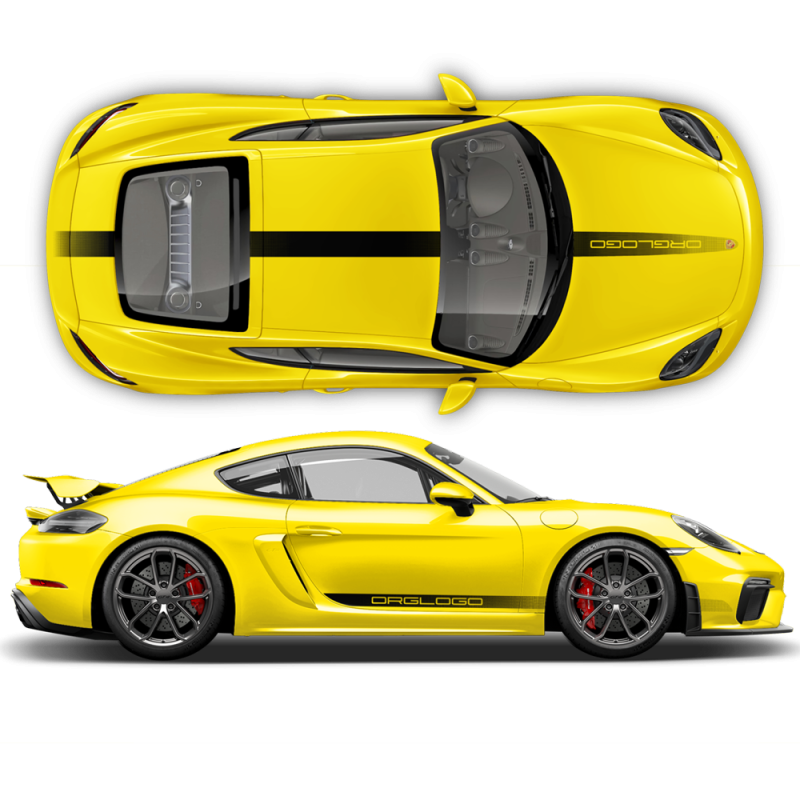 FADED Racing Decals set for Cayman / Boxster 2005 - 2019