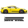 Asymmetrical Racing Stripes set for Cayman / Boxster 2005 - 2018