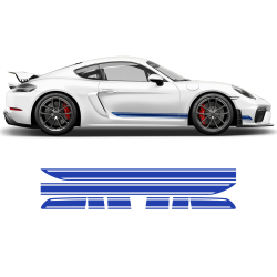 Asymmetrical Racing Stripes set for Cayman / Boxster 2005 - 2018