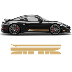 Asymmetrical Racing Stripes set for Cayman / Boxster 2005 - 2018