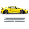 Asymmetrical Racing Stripes set for Cayman / Boxster 2005 - 2018