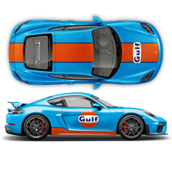GULF Le Mans RACING STRIPES...