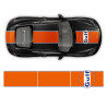 GULF Le Mans RACING STRIPES Set and logos Cayman / Boxster