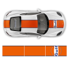 GULF Le Mans RACING STRIPES Set and logos Cayman / Boxster