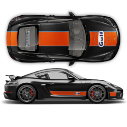 GULF Le Mans RACING STRIPES set for Cayman / Boxster