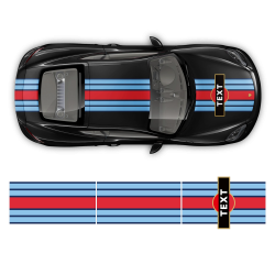 Martini Style Racing stripes for Cayman / Boxster