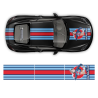 Martini Style Pin Up Girl Racing stripes for Porsche Cayman / Boxster