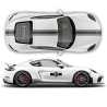 Martini Style Racing stripes set for Cayman / Boxster