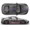 Martini Style Racing stripes set for Cayman / Boxster