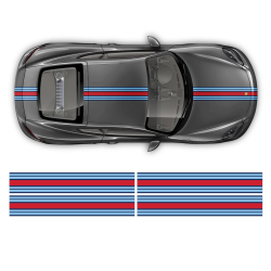 Martini Style Racing stripes set for Cayman / Boxster