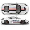 Rothmans Racing Stripes set Cayman / Boxster