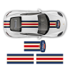 Rothmans Racing Stripes set Cayman / Boxster