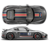 Rothmans Racing Stripes set Cayman / Boxster