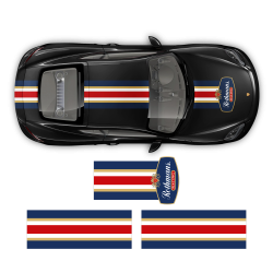 Rothmans Racing Stripes set Cayman / Boxster